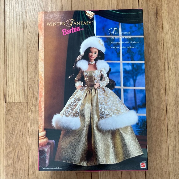 NWT BARBIE Vintage Special Edition Winter Fantasy Barbie Brunette
#15530 - Picture 2 of 7